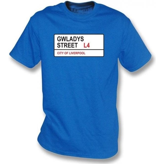 Gwladys Street L4 Kids T-Shirt (Everton)