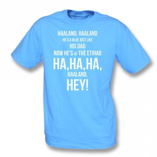Haaland, Haaland (Manchester City Influenced) Chant Organic T-Shirt