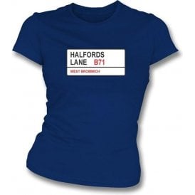 Halfords Lane B71 Women's Slimfit T-Shirt (West Brom)