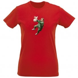 Hannah Hampton (England) Art Print Womens Slim Fit T-Shirt