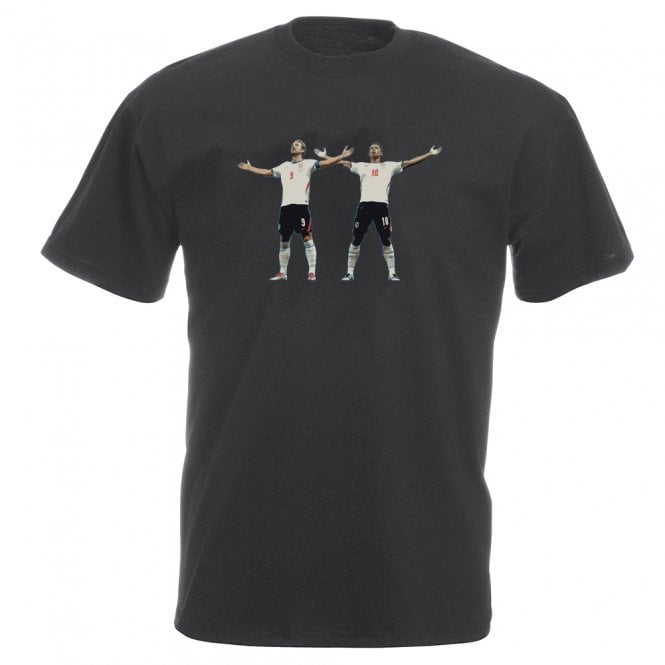 Harry Kane & Jude Bellingham (England - World Cup 2026 Influenced) Art Print Vintage Wash T-Shirt