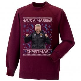 Have A Massive Christmas (West Ham Influenced) Kids Christmas Jumper