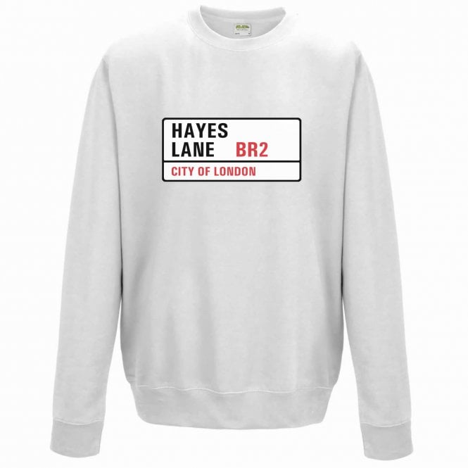 Hayes Lane BR2 (Bromley Influenced) Road Sign Kids Sweatshirt