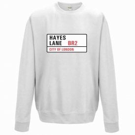 Hayes Lane BR2 (Bromley Influenced) Road Sign Kids Sweatshirt