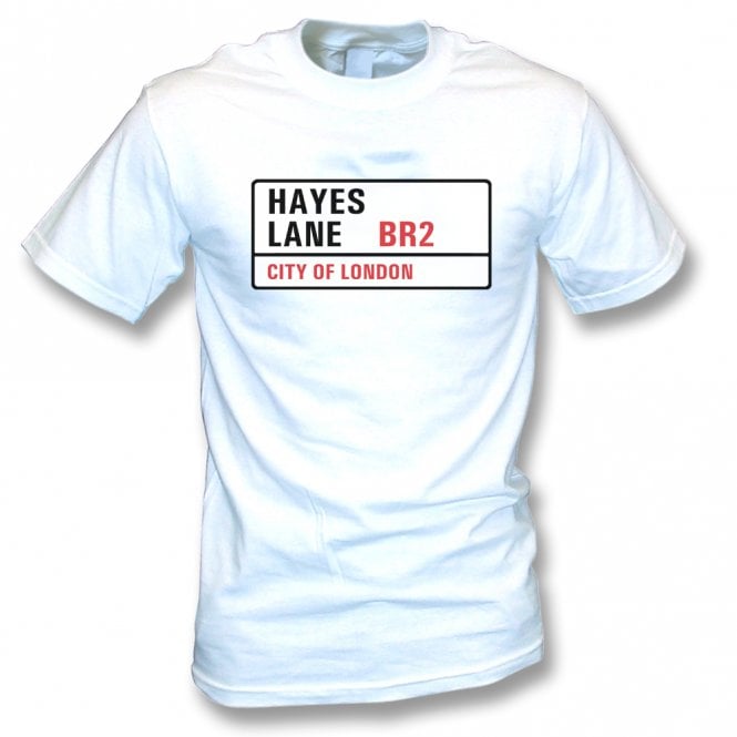 Hayes Lane BR2 (Bromley Influenced) Road Sign Kids T-Shirt