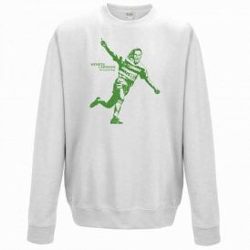 Henrik Larsson - The Kings Of Kings (Banksy Style - Celtic) Organic Sweatshirt