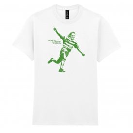 Henrik Larsson - The Kings Of Kings (Banksy Style - Celtic) T-Shirt