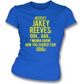 Hey Jakey Reeves (AFC Wimbledon) Womens Slim Fit T-Shirt