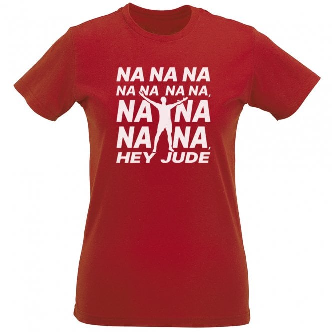 Hey Jude (Jude Bellingham - England Influenced) Chant Womens Slim Fit T-Shirt