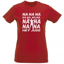 Hey Jude (Jude Bellingham - England Influenced) Chant Womens Slim Fit T-Shirt