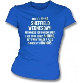 Hi-Ho Sheffield Wednesday Womens Slim Fit T-Shirt