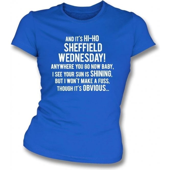 Hi-Ho Sheffield Wednesday Womens Slim Fit T-Shirt