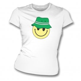 Hibs Bucket Hat Smiley Womens Slim Fit T-Shirt