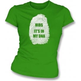 Hibs - It's In My DNA Womens Slim Fit T-Shirt