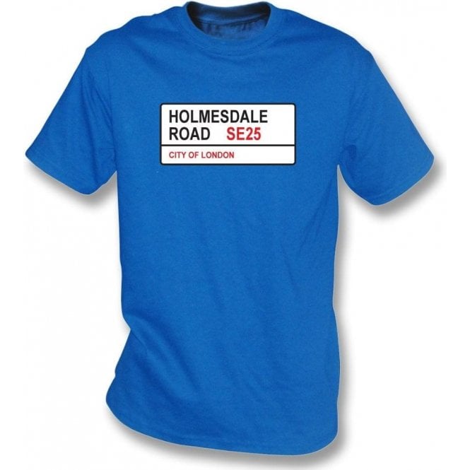 Holmesdale Road SE25 Kids T-Shirt (Crystal Palace)