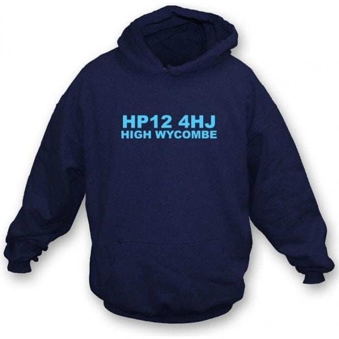 HP12 4HJ High Wycombe Hooded Sweatshirt (Wycombe Wanderers)
