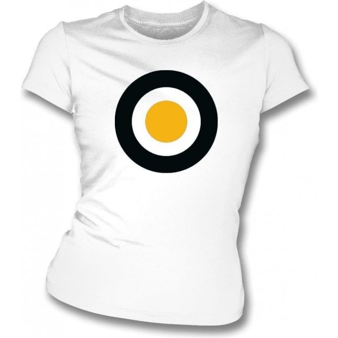 Hull Classic Mod Target Womens Slim Fit T-Shirt