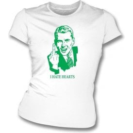 I Hate Hearts Women's Slimfit T-shirt (Hibs)