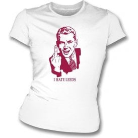 I Hate Leeds Women's Slimfit T-shirt (Bradford City)