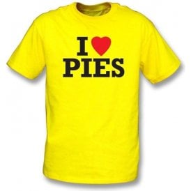 I Love Pies t-shirt