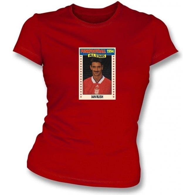 Ian Rush 1994 (Liverpool) Red Women's Slimfit T-Shirt