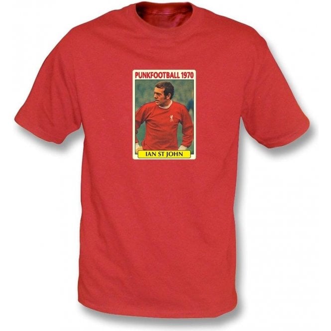 Ian St John 1970 (Liverpool) Red T-Shirt