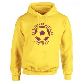 I'd Rather Be Watching Football Kids Hooded Sweatshirt