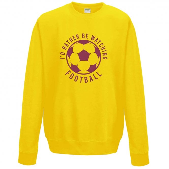 I'd Rather Be Watching Football Kids Sweatshirt