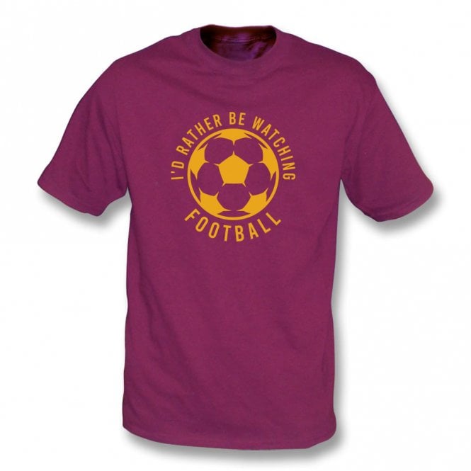 I'd Rather Be Watching Football Kids T-Shirt