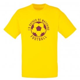 I'd Rather Be Watching Football Kids T-Shirt