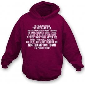 I'm Proud To Be (Northampton Town) Kids Hooded Sweatshirt