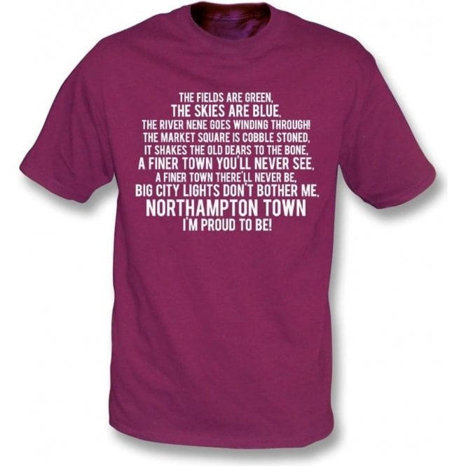 I'm Proud To Be (Northampton Town) Kids T-Shirt