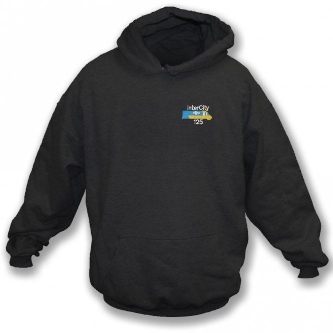 InterCity 125 Embroidered Left Breast Logo Hooded Sweatshirt