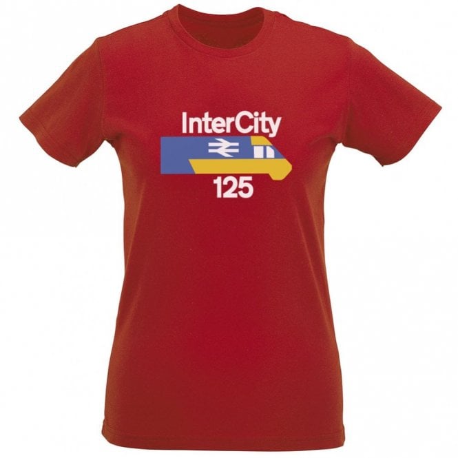 InterCity 125 Organic Womens Slim Fit T-Shirt