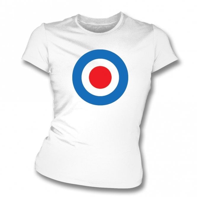 Inverness Classic Mod Target Organic Womens Slim Fit T-Shirt