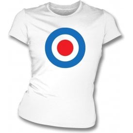 Inverness Classic Mod Target Womens Slim Fit T-Shirt
