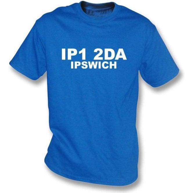 IP1 2DA Ipswich T-Shirt (Ipswich Town)