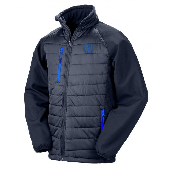 Ipswich Influenced Keep The Faith Embroidered Away Days Padded Softshell Jacket