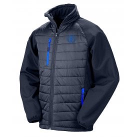 Ipswich Influenced Keep The Faith Embroidered Away Days Padded Softshell Jacket
