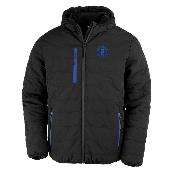 Ipswich Influenced Keep The Faith Embroidered Stadium Recycled Winter Jacket