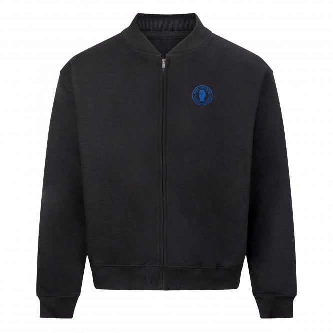 Ipswich Town Keep The Faith Heavyweight Embroidered Bomber Sweatshirt