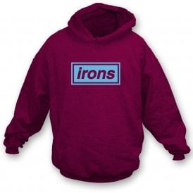 Irons (Oasis & West Ham Influenced) Kids Hooded Sweatshirt