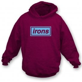Irons (Oasis & West Ham Influenced) Organic Hooded Sweatshirt