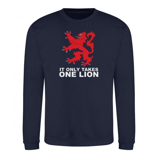 It Only Takes One Lion (Scotland Influenced) Kids Sweatshirt