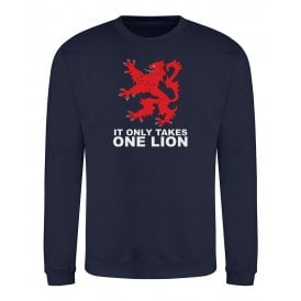It Only Takes One Lion (Scotland Influenced) Organic Sweatshirt