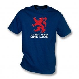It Only Takes One Lion (Scotland Influenced) Organic T-Shirt