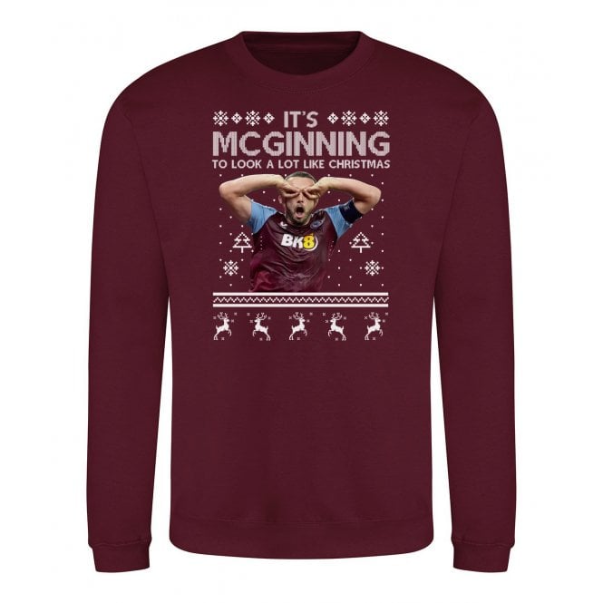 It's McGinning To Look A Lot Like Christmas (John McGinn - Aston Villa Influenced) Christmas Jumper