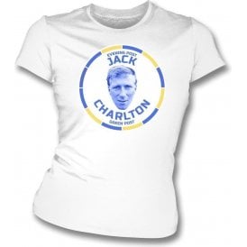 Jack Charlton 60's Badge Womens Slim Fit T-Shirt