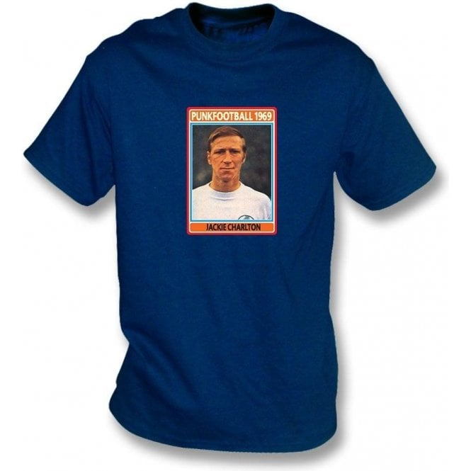 Jackie Charlton 1969 (Leeds United) Navy T-Shirt