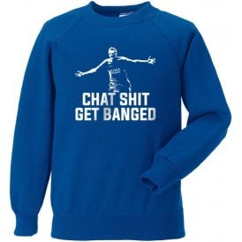 Jamie Vardy - Chat Sh*t Get Banged Sweatshirt (Leicester City)